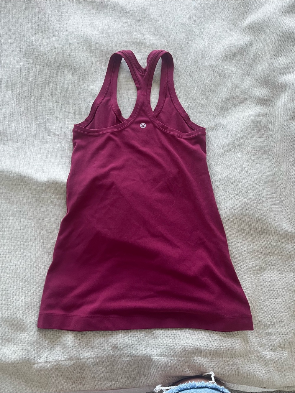 lululemon athletica Racerback Tank Top in Deep Berry